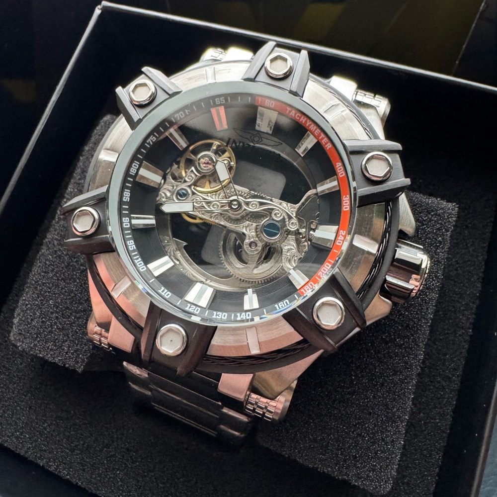 Invicta Bolt Phantom Automatic Men's Watch w/ Skeleton Dial - 52mm, Steel New